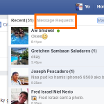 Windows – Facebook – Message – Message Requests