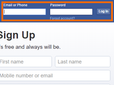 Windows - Facebook login