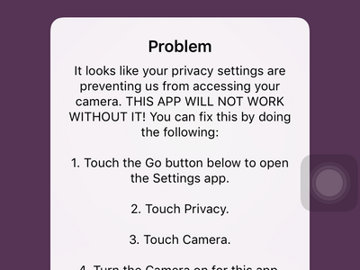 iPhone - Settings - General - Restriction - Camera Disabled