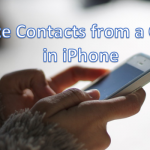 Delete Contacts from a Group in iPhone