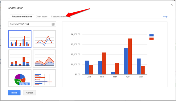 How to change graph colors in google sheets