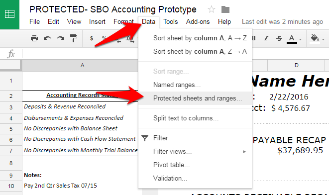 excel protect sheet from viewing