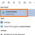 Windows – Control Panel