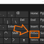 Windows Keyboard PrtSc Print Screen button