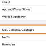 iPhone Mail Contact Calendar