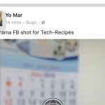 iphone Facebook Status – Panorama Shot Posted
