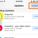 iphone – app store – update – update all