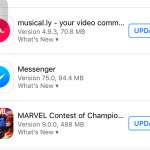 iphone – app store – update – updating