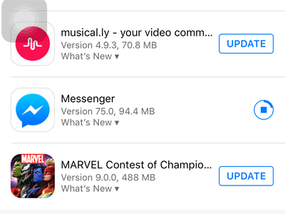 iphone - app store - update - updating