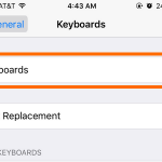 iphone settings keyboard