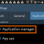 Android Home Apps Settings Application Manager