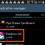 Android Home Apps Settings Application Manager Pokemon Go
