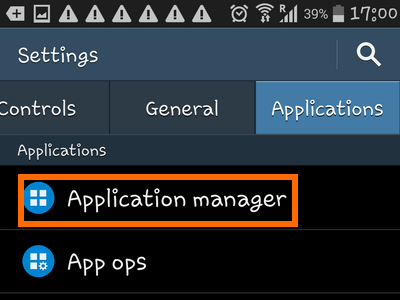 Android Home Apps Settings Application Manager