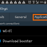 Android Home Apps Settings Applications