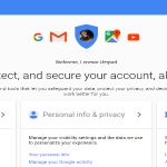 Google Account Page