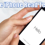 Make iPhone Read Texts