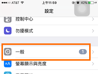 iPhone chinese home Settings General