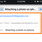 iphone Mail – email details
