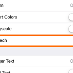 iphone Settings General Accessibility Speech