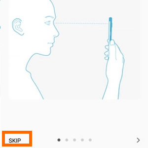 Galaxy Note7 Iris Scanner - Register Iris - SKip Info