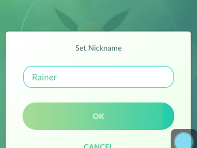 Pokomen GO Edit your Pokemon Name