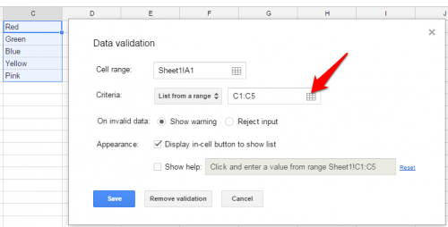 google-sheets-select-from-list