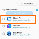 Note7 Settings Device Manager Battery Choose App