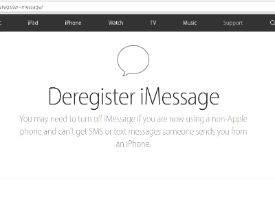 imessage-deregister-site