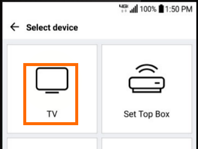 quickremote-device-tv