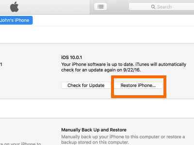 restore-iphone-on-itunes