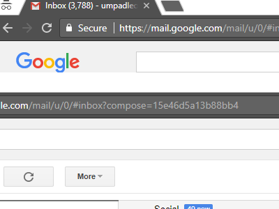 Gmail Compose New Message Button