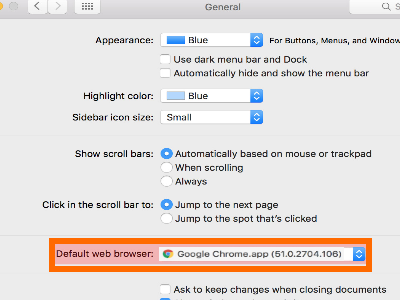 Mac OS X Yosemite Home Screen Apple Menu System Preferences Chrome is Default browser