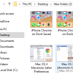 Windows Folder with Picture Files