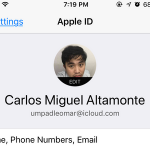 iCloud Account Connected
