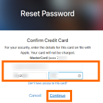 iCloud Account Credit Card details