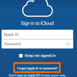 iCloud – Forgot Apple ID and Password