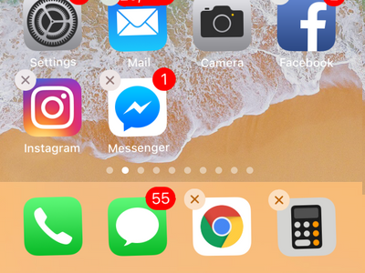 iPhone Chrome on Dock