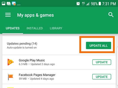 Android App UPDATE ALL