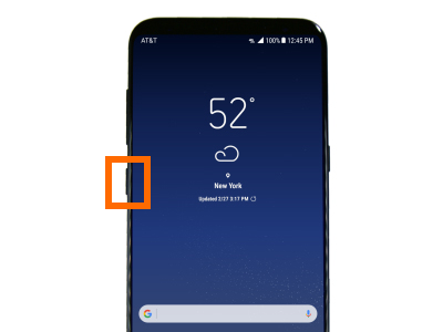 Bixby Button on Samsung Galaxy S8