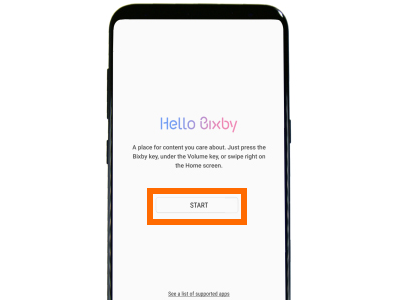 Bixby Start button