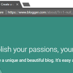 Blogger Sign In Button
