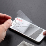 Cracked iPhone Screen Protector