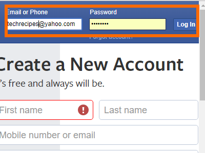 Facebook Login