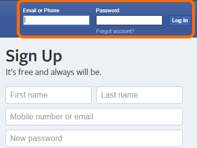 Facebook Login