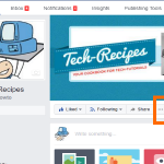 Facebook Page More Button