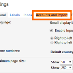 Gmail Click Settings Account and Import
