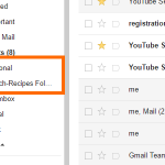Gmail Folder Created