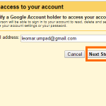 Gmail Grant Access Add another account Enter Email Click Next Step