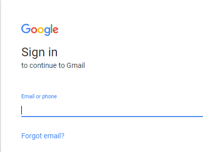 Google Account Sign In