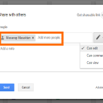 Google Drive File Share to Email